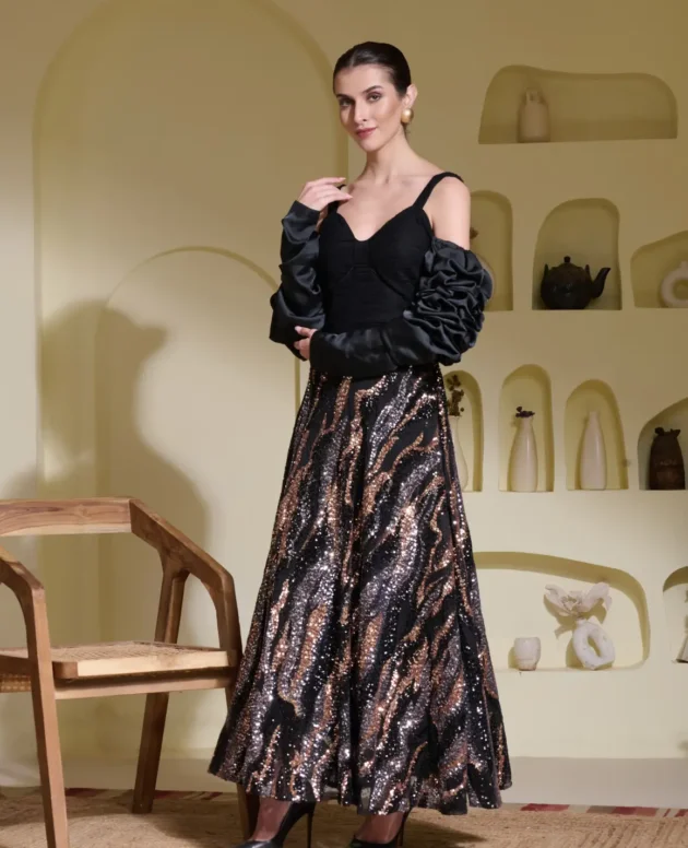 MAMA SAIID CHIIC Midnight Ember Gown