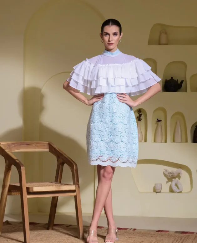 MAMA SAIID CHIIC SHEER ROMANCE DRESS CHIC